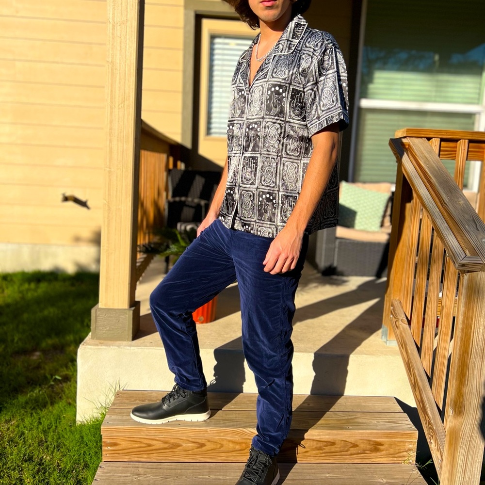 Blue Velvet Pants size 28